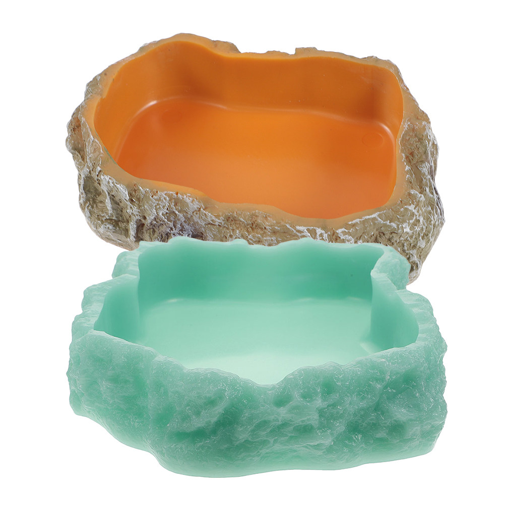 Water Dish Reptile - 2 szt. świecąca w ciemności miska