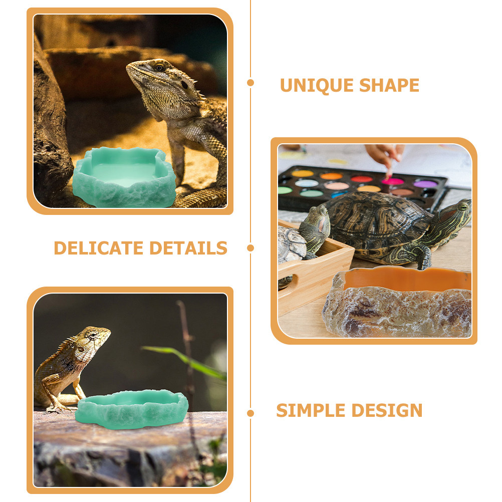 2 szt. świecąca w ciemności mi – Water Dish Reptile recenzja i cena